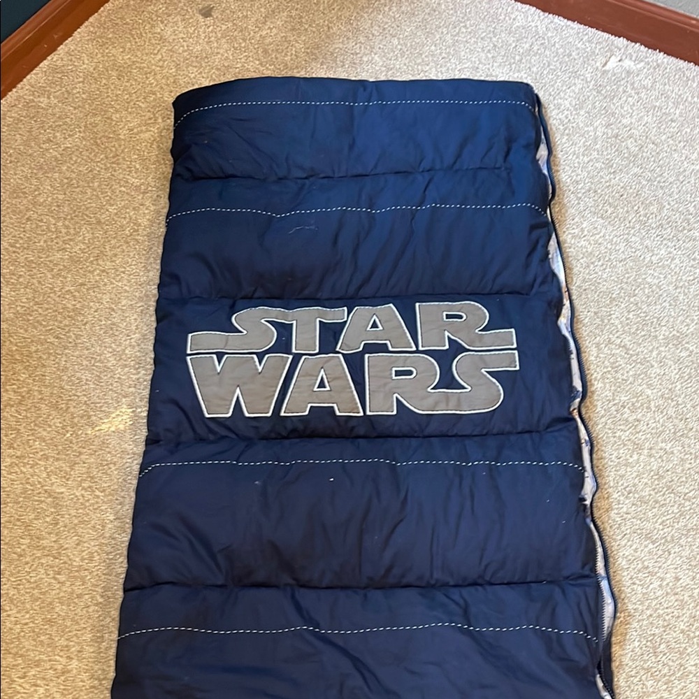 Pottery Barn Kids Star Wars Blue Sleeping Bag